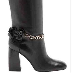 Tory Burch Blossom Leather Boots